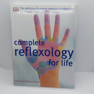 Paper Back Book Complete Reflexology For Life by Barbra & Kevin Kunz